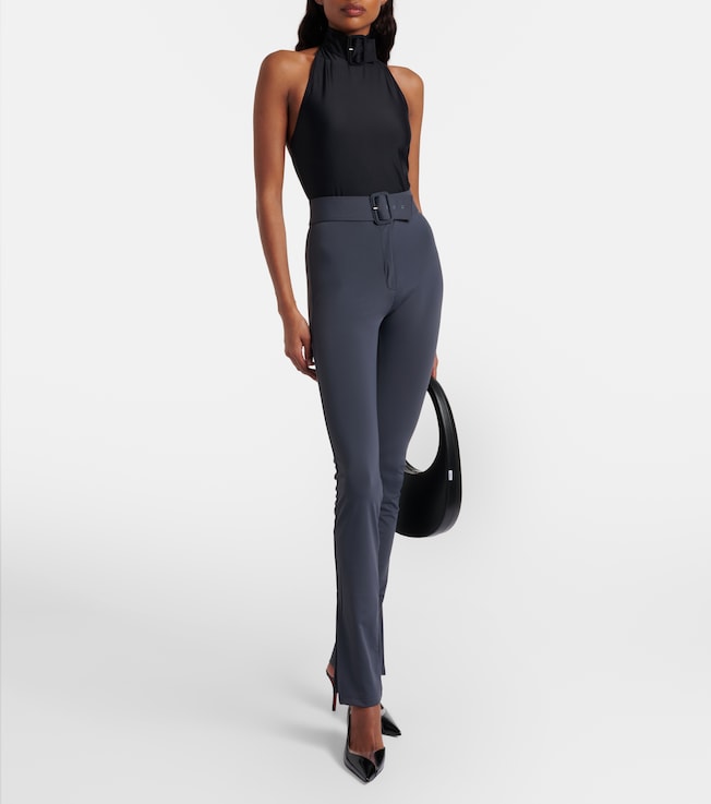 Courrèges Belted jersey pants