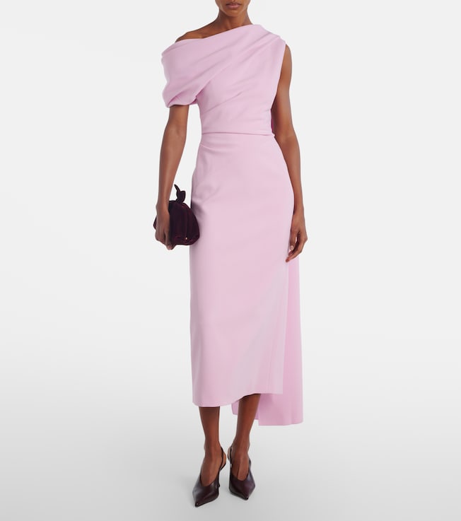 Roksanda Maite caped midi dress