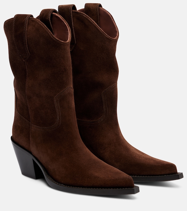 Paris Texas Dakota suede cowboy boots
