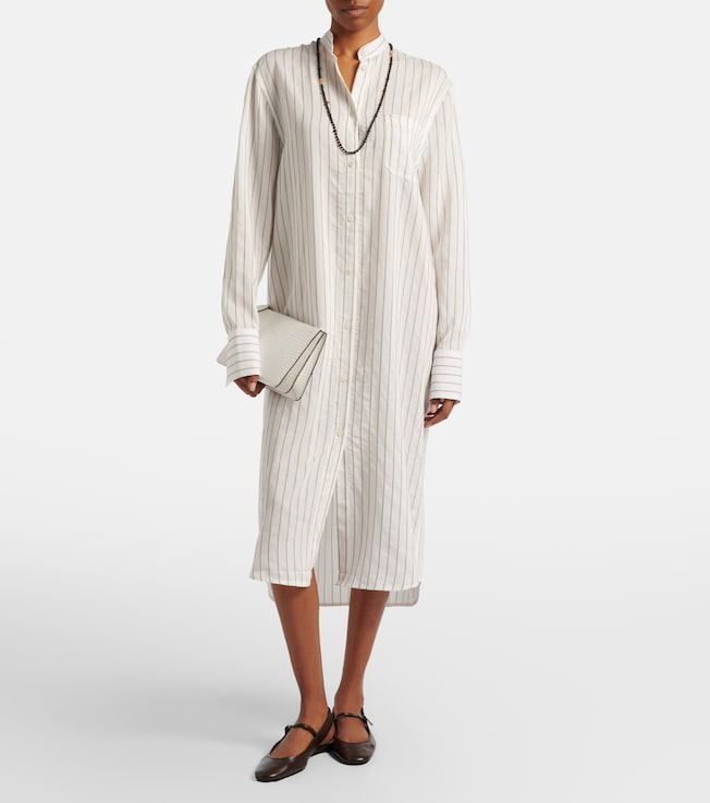 TOTEME Striped shirt dress