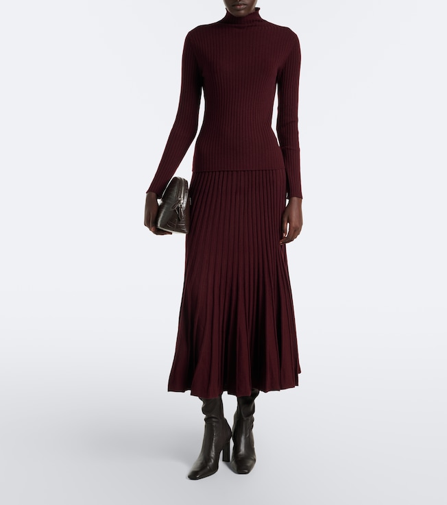 arch4 Sabrina cashmere midi skirt