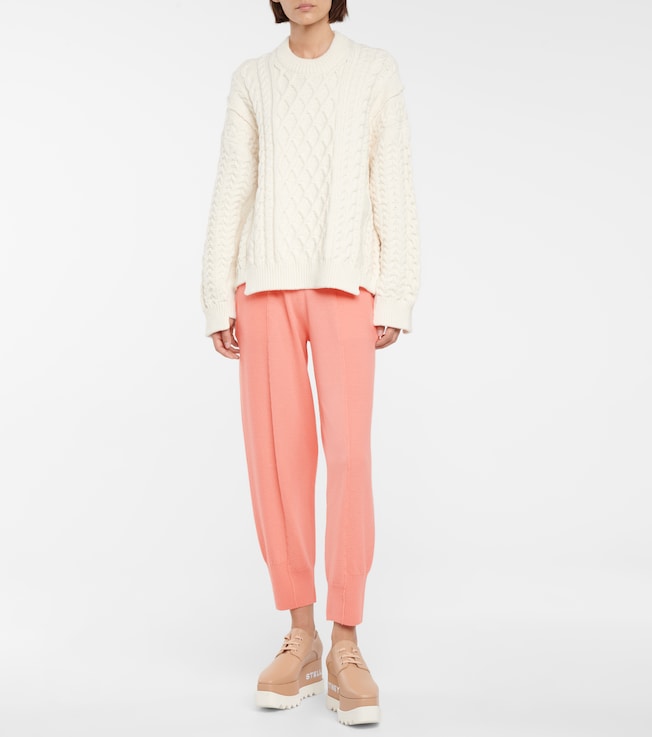 Stella McCartney Virgin wool sweatpants