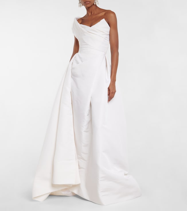 Vivienne Westwood Bridal Freyja one-shoulder silk gown