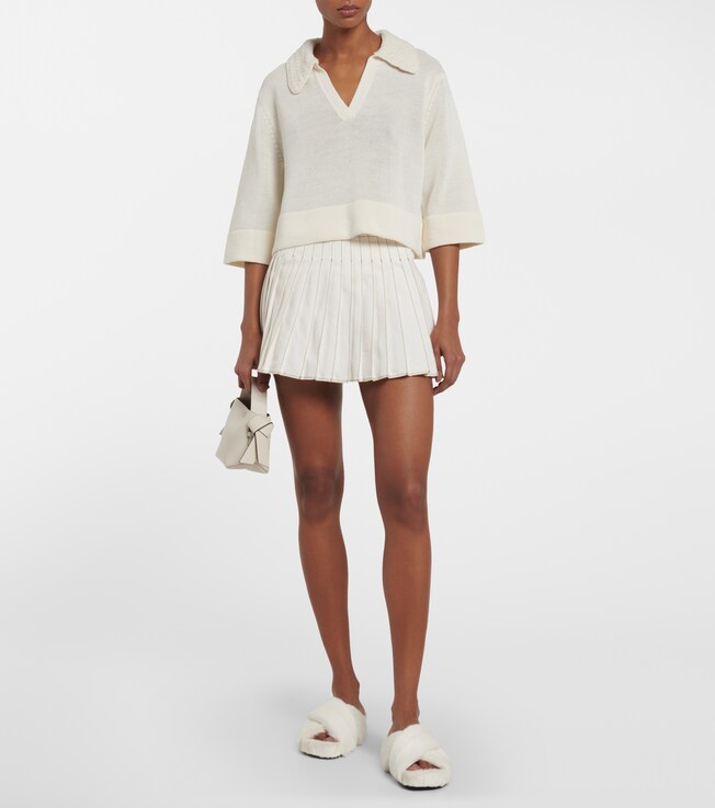 Dorothee Schumacher Sporty wool and cotton-blend polo sweater