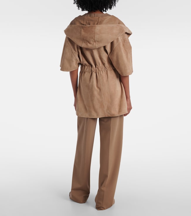 Max Mara Max Mara Chiffon suede wrap jacket