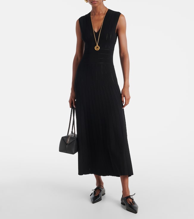 Max Mara Tallone knitted maxi dress