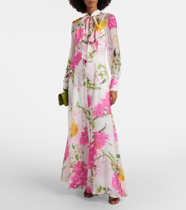 LEO LIN Lilith printed maxi dress