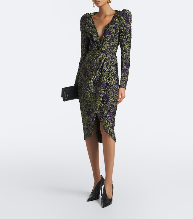 Balmain Jacquard midi dress