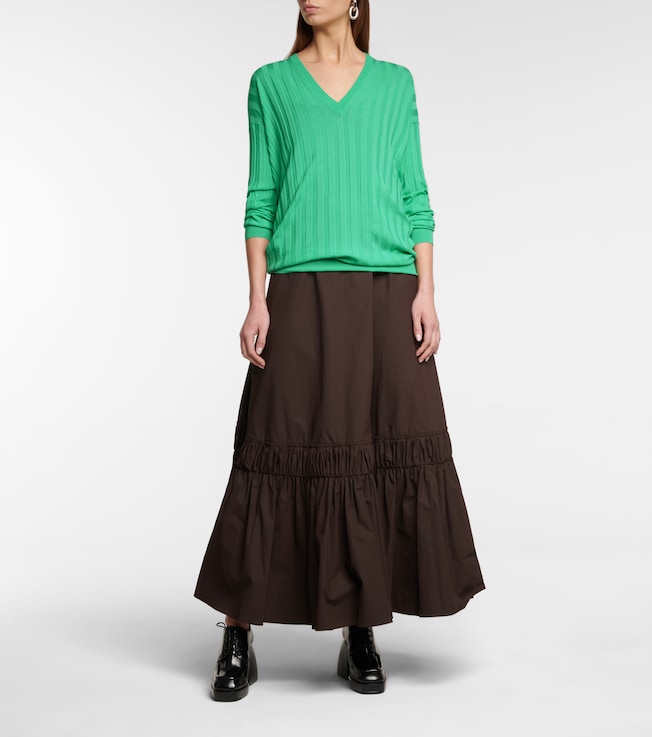 Plan C Ribbed wool sweater