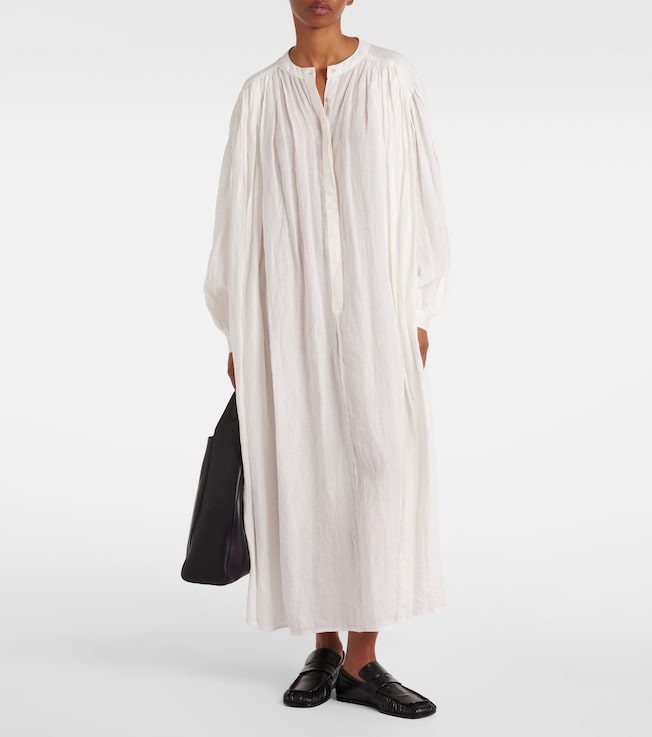 Róhe Oversized ramie maxi dress