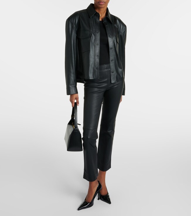 Stouls JP Twenty slim leather pants