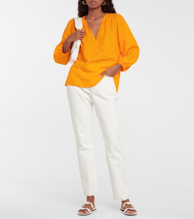 Velvet Ileana linen blouse