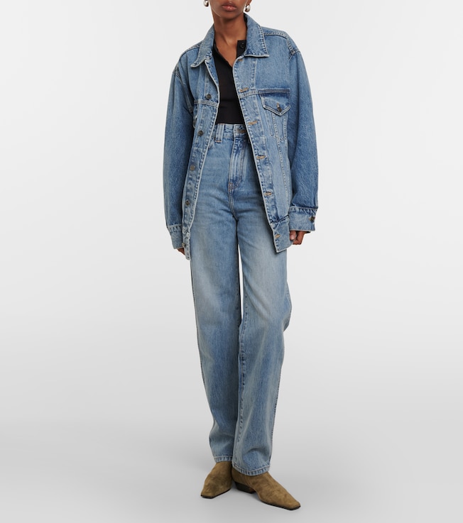 KHAITE Grizzo denim jacket