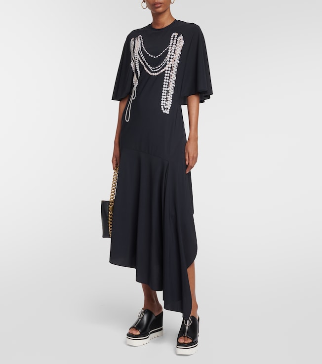 Stella McCartney Trompe l'oeil midi dress