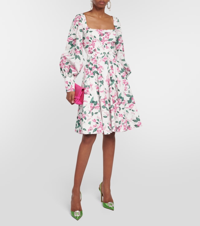 Emilia Wickstead Yasmina floral cotton minidress