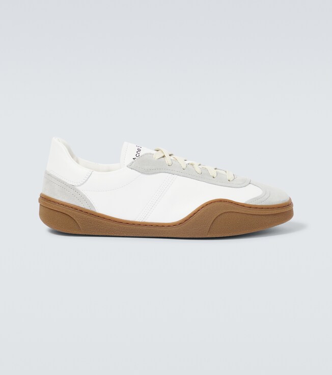 Sneakers aus Leder mit Veloursleder | Acne Studios