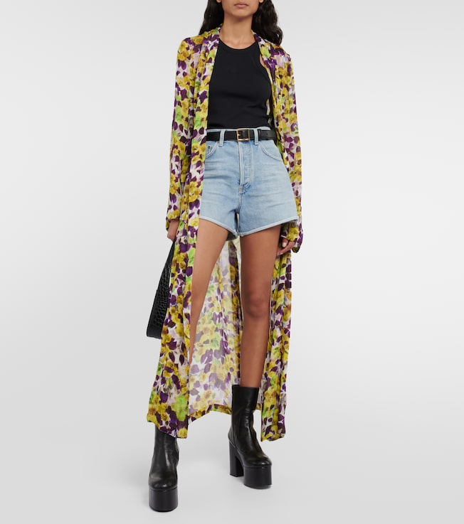 Agolde Dee high-rise denim shorts