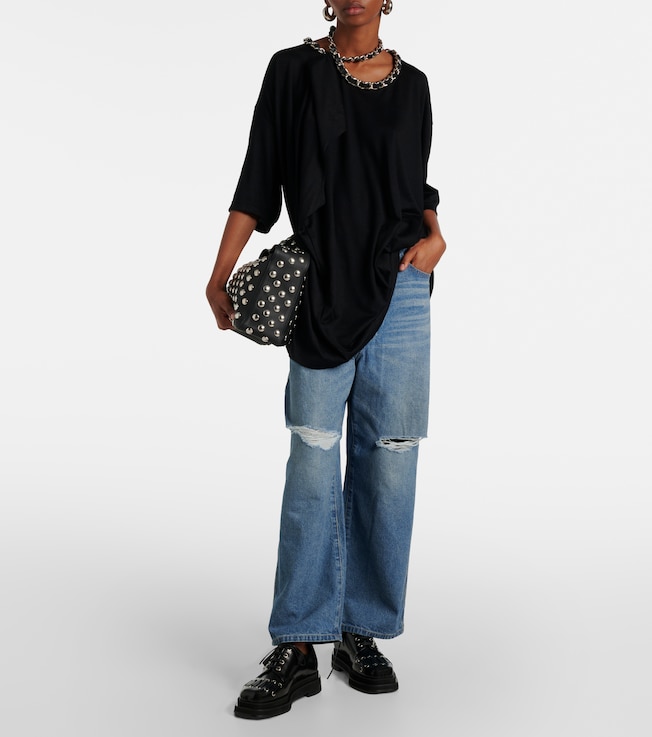 Junya Watanabe Cutout wide-leg jeans
