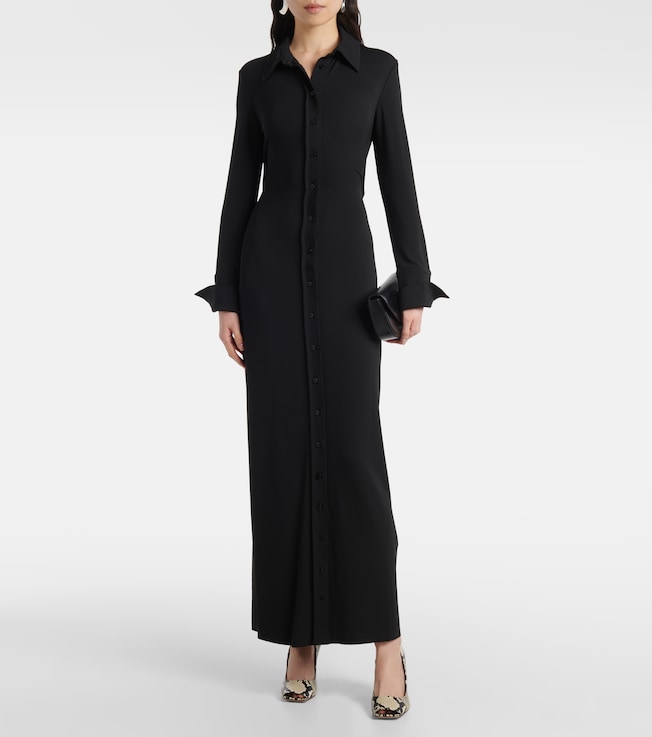 Sportmax Jersey crêpe shirt dress