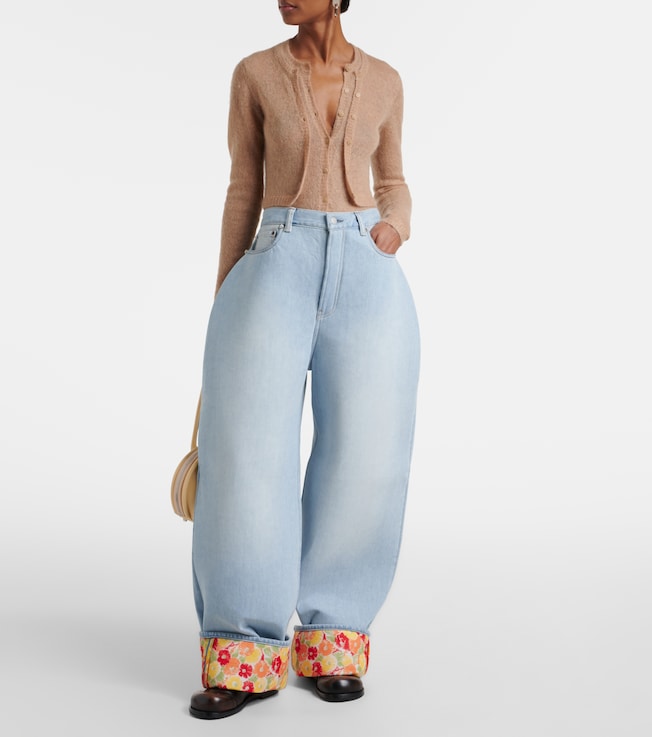 Acne Studios High-rise barrel-leg jeans
