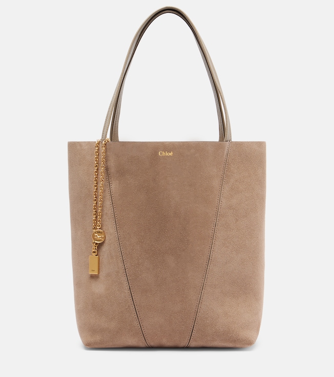 Chloé Chloé Spin Medium suede tote bag