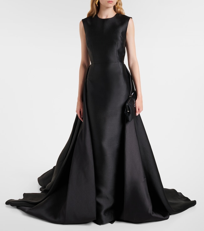 Solace London Larsen satin gown