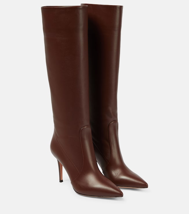 GIANVITO ROSSI Hansen 85 knee-high leather boots