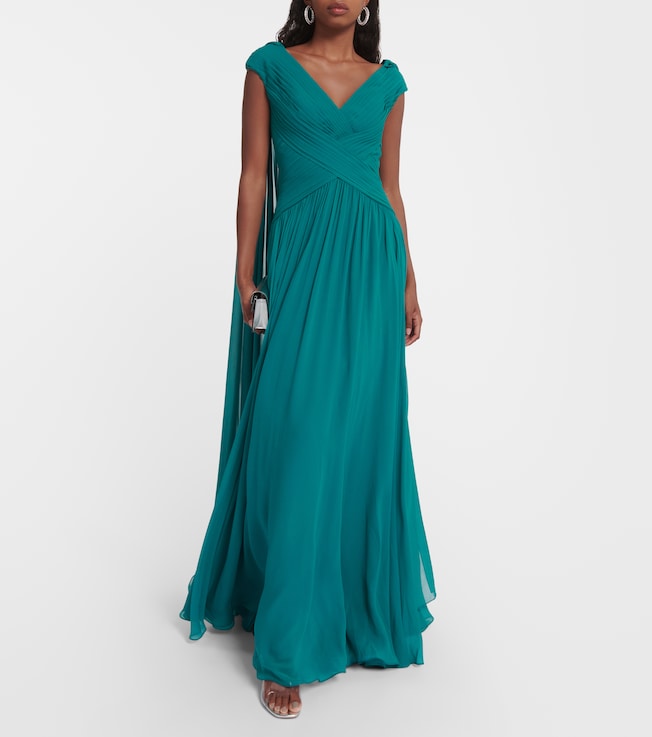 Teal bridesmaid dress