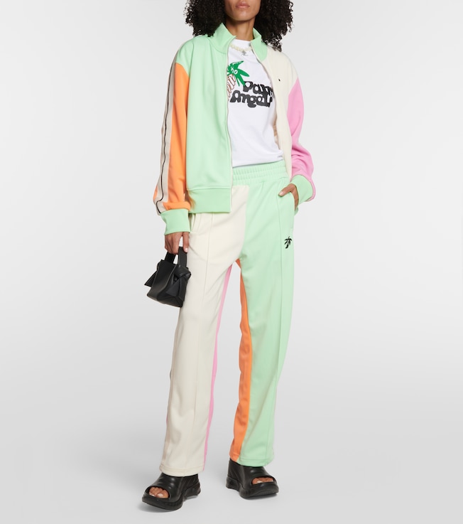 Palm Angels Logo colorblocked track pants