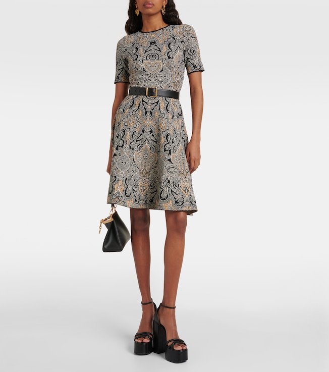 Etro Paisley printed minidress 
