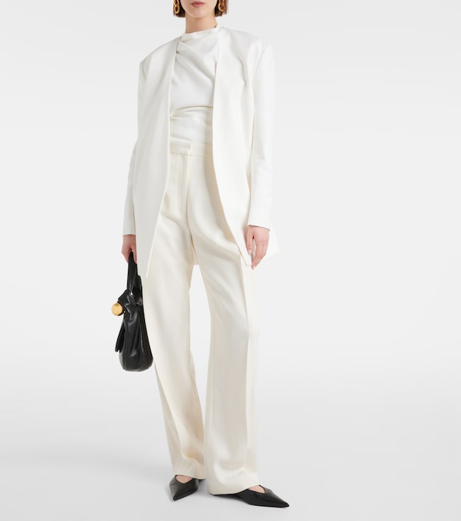 TOVE Gabrielle crêpe wide-leg pants