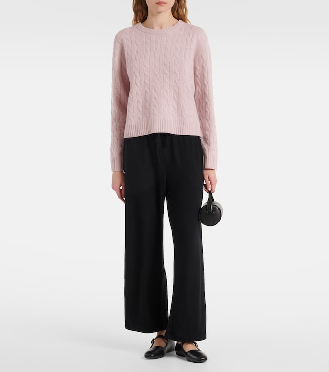 LESET Zoe cable-knit sweater