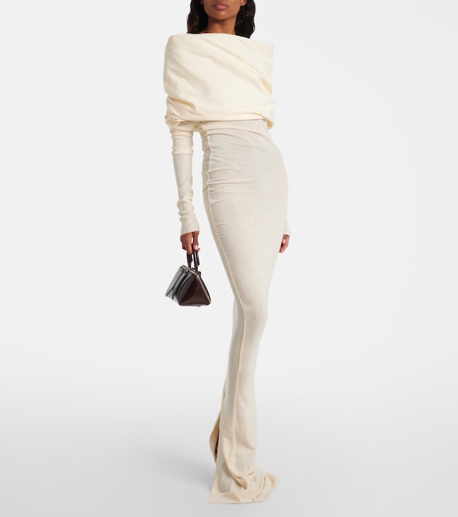 Entire Studios Draped wool gown