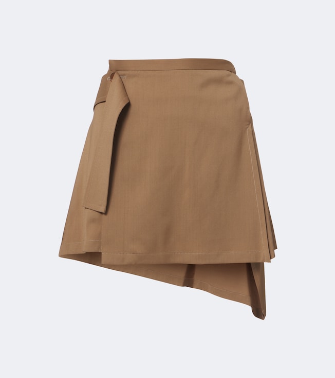 Vivienne Westwood Meghan asymmetric virgin wool kilt