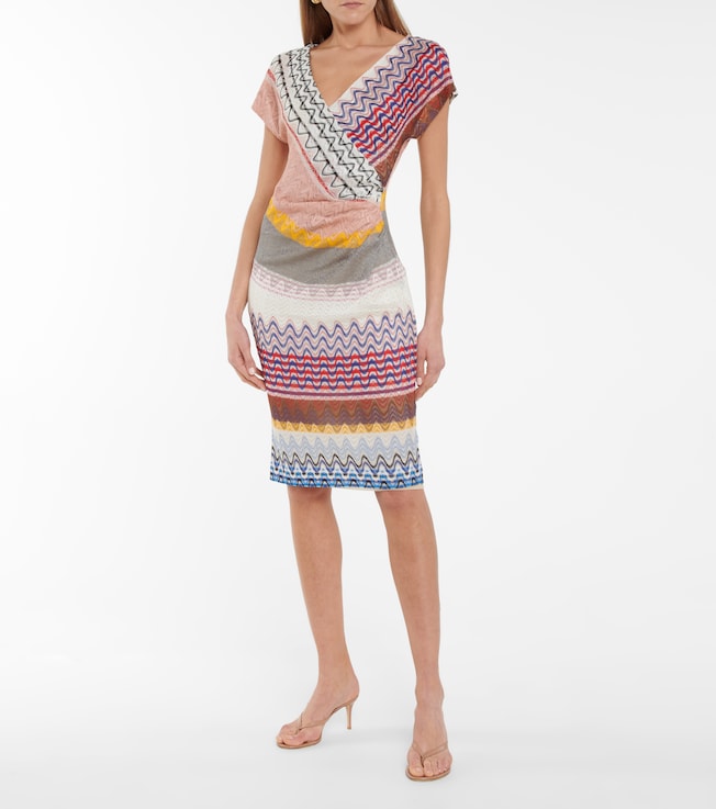 Missoni Zig-zag knit midi dress