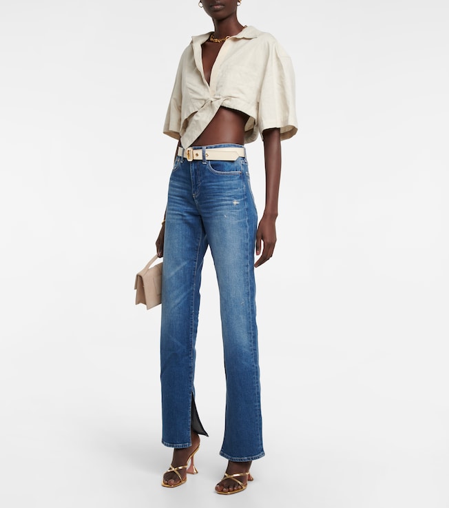 AG Jeans Knoxx high-rise boyfriend jeans