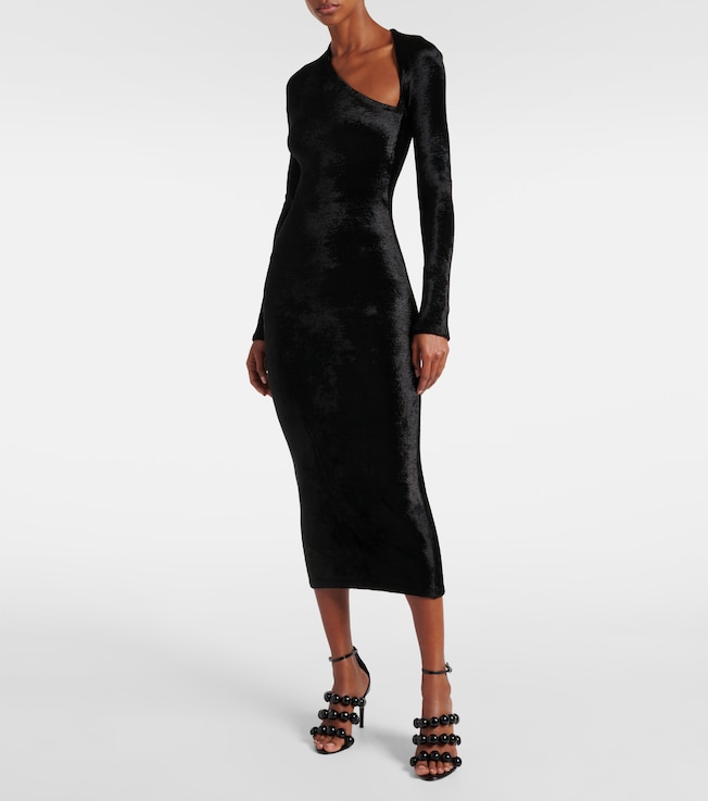 Alaïa Velvet midi dress