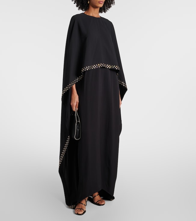 Stella McCartney Embellished caped maxi dress