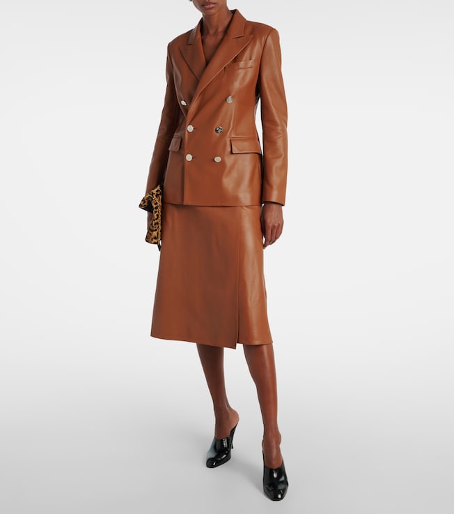 Ralph Lauren Collection Camden leather blazer