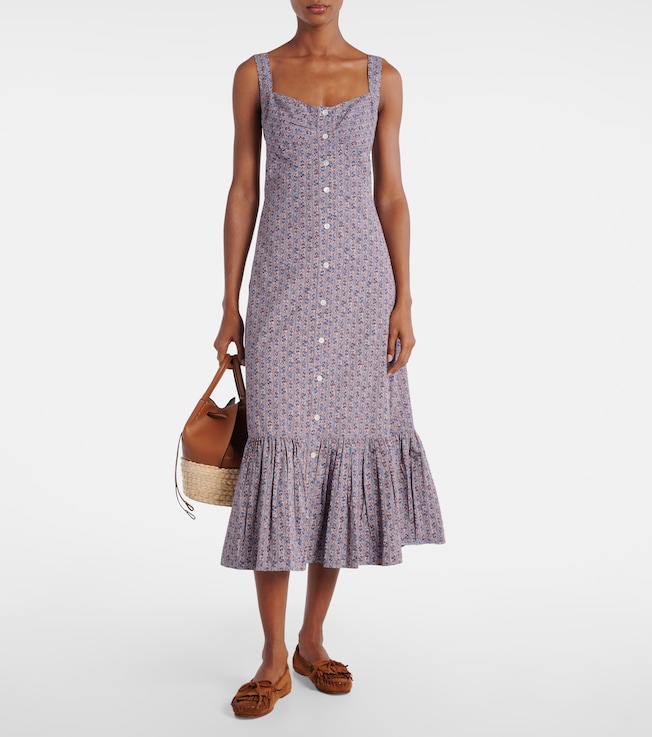 Polo Ralph Lauren Floral cotton midi dress