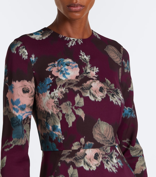 Erdem Erdem Floral cady midi dress