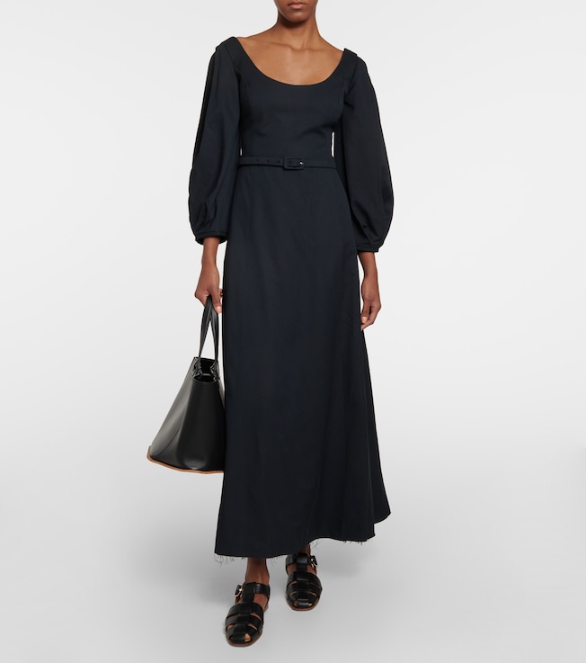 Gabriela Hearst Mena silk midi dress