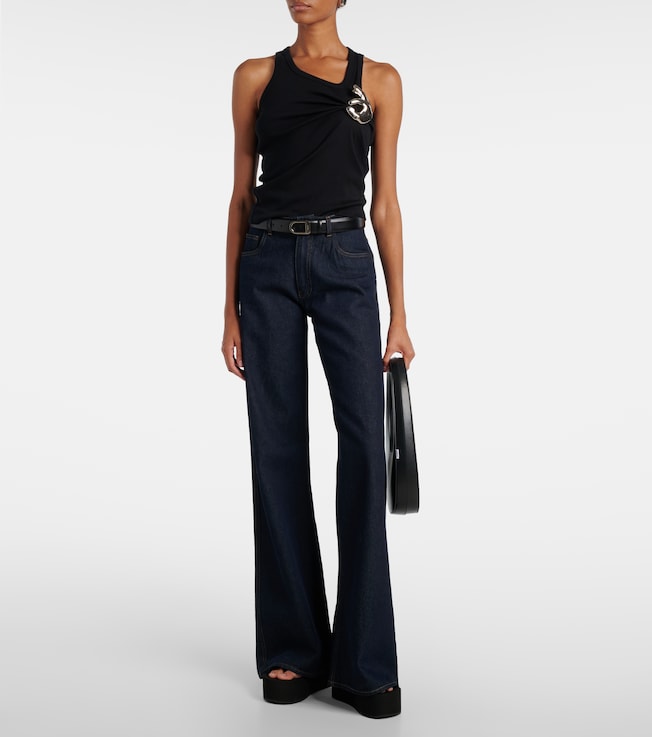 Coperni Emoji embellished cotton tank top