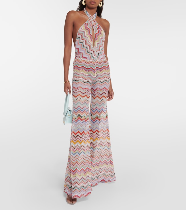 Missoni Mare Zig Zag lamé jumpsuit