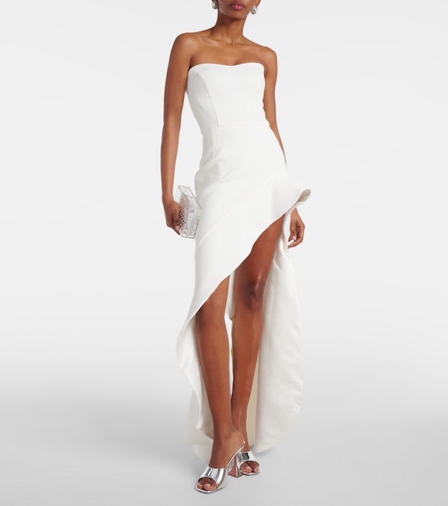 Maticevski Divergence ruffle-trimmed gown