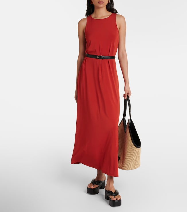 Max Mara Supremo jersey crêpe maxi dress