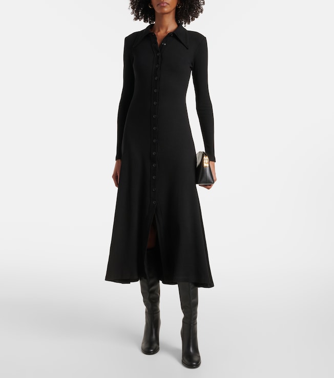 Sandy Liang - LORI DRESS IN BLACK | Plush