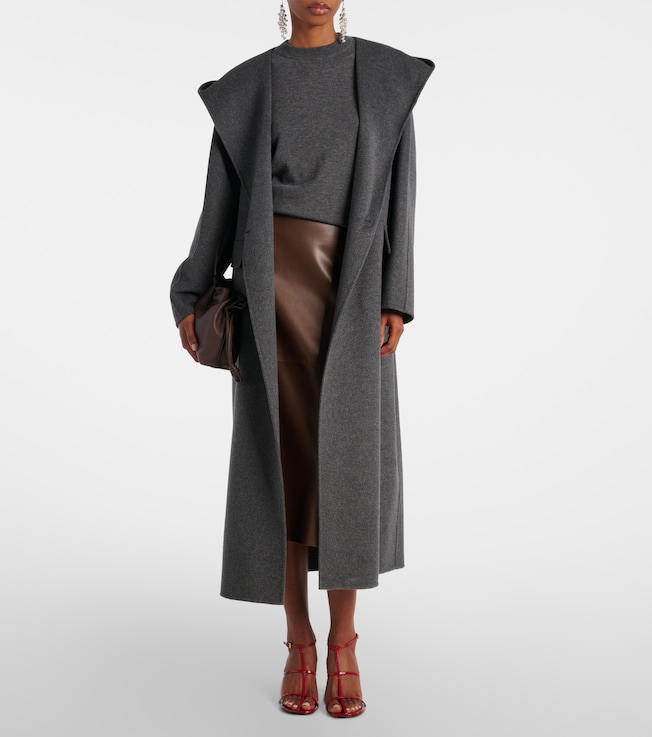 S Max Mara Cassia wool wrap coat