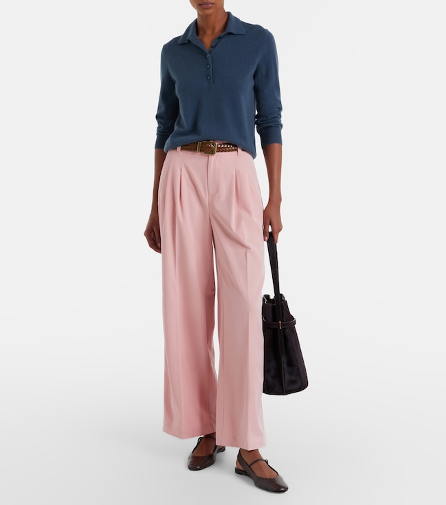 Varley Jayla pleated wide-leg pants