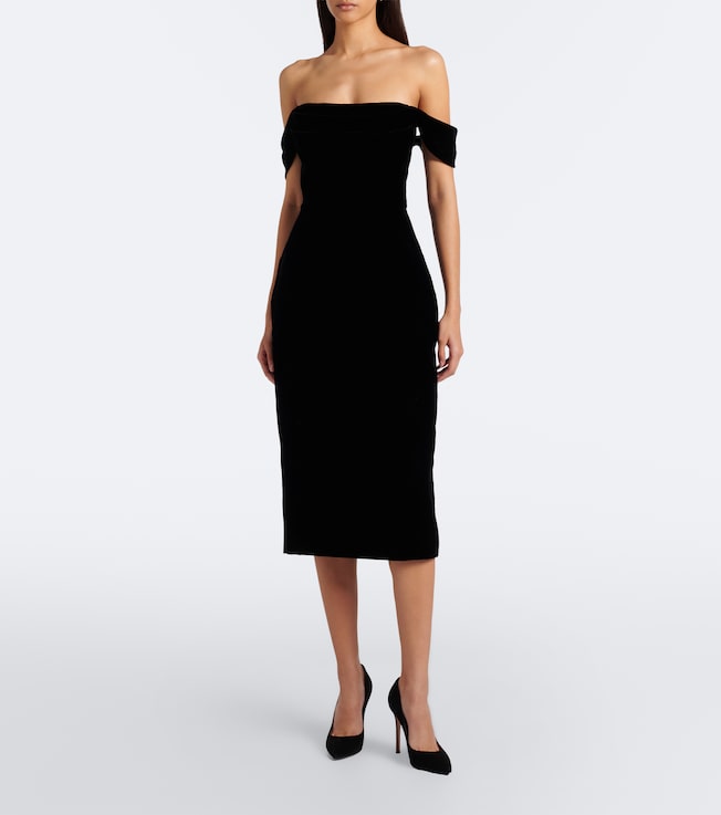 Carolina Herrera Carolina Herrera Off-shoulder midi dress